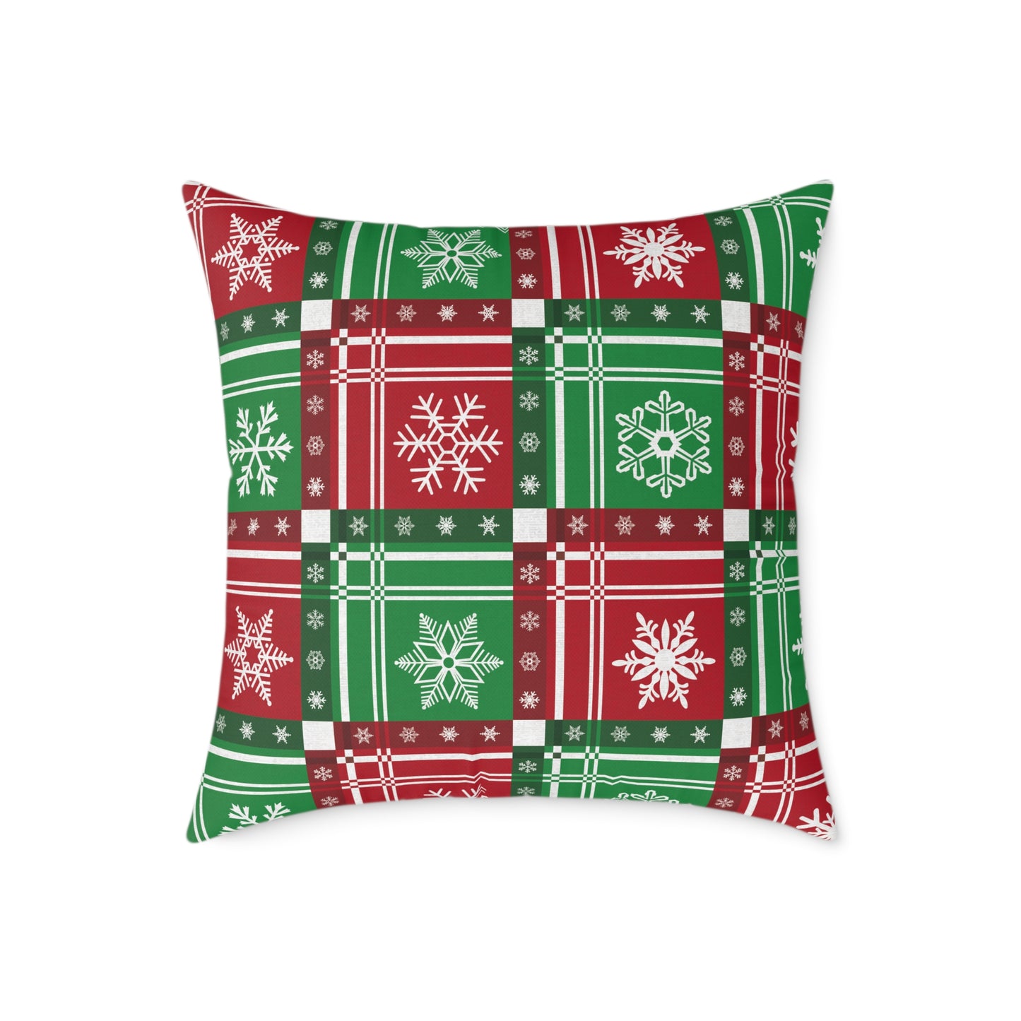 Holiday Humor Square Poly Canvas Pillow, Beautiful Two-Sided Holiday Decor Pillow for Home or Office, Accent for Any Room